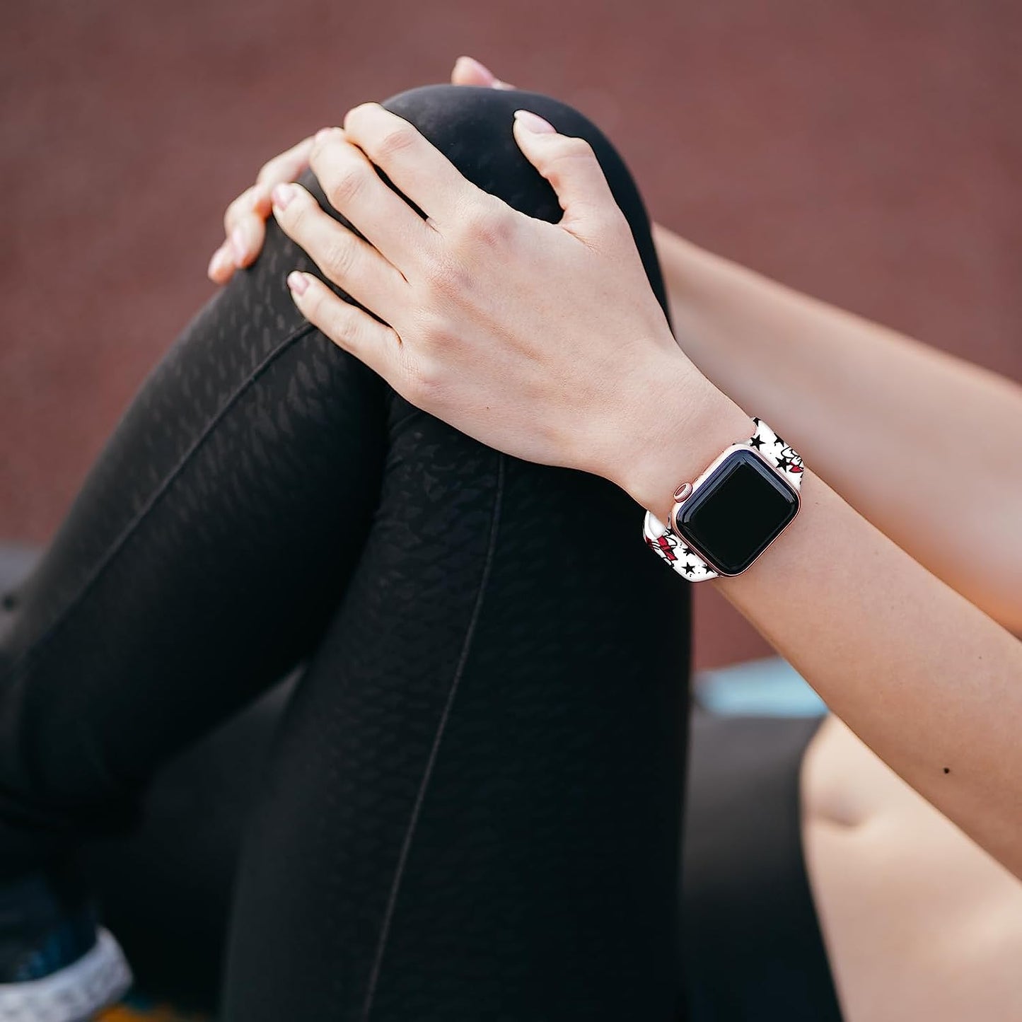 Watch Bands Compatible Apple Watch for Women Men, Adjustable Smart Watch Band Soft Silicone Wristbands Replacment Strap for Watch Series 7 6 5 4 3 2 1  KASDBY   