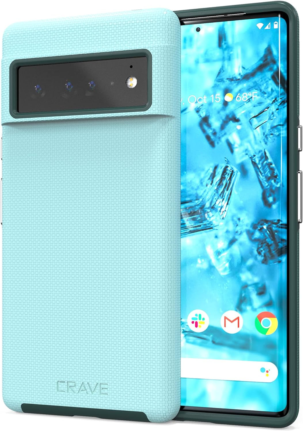 Crave Dual Guard for Google Pixel 6 Pro, Shockproof Protection Dual Layer Case for Google Pixel 6 Pro - Berry  Crave Aqua  
