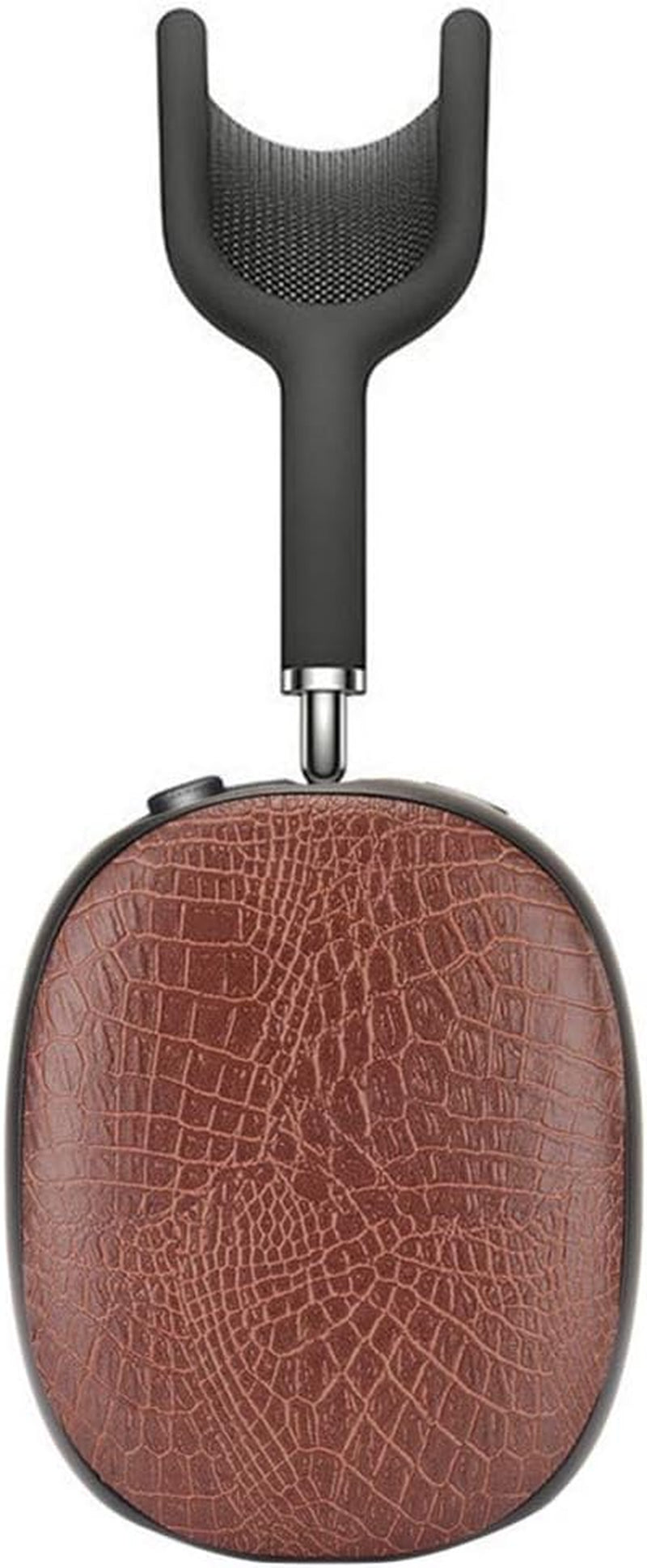 DAYJOY Leather Case Compatible with Airpods Max, Crocodile Pattern Leather Protective Case Cover for Airpods Max (Orange)  DAYJOY BROWN  