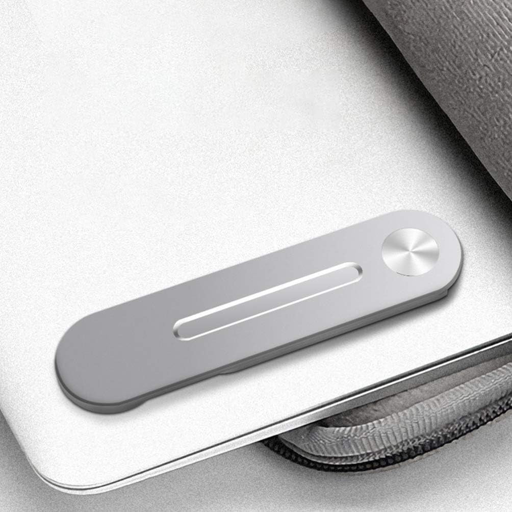 Hemobllo Laptop Stand Laptop Stands Laptop Side Mount Magnetic Laptop Phone Stand with Adjustable Cellphone Holder Computer Extension Bracket for Smartphones Laptop Stand Laptop Stands  Hemobllo   