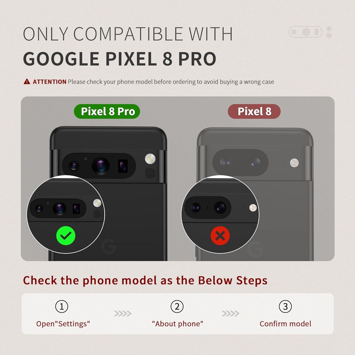 TONGATE for Pixel 8 Pro Case(2023), [Bulit-In Slide Camera Cover & Screen Protector] Military Grade Shockproof Rugged 5G Phone Case with Kickstand & Belt Clip for Google Pixel 8 Pro 6.7", Black  TONGATE   