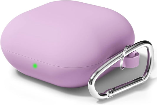 Oakxco Designed for Beats Fit Pro Case Cover Silicone Accessories, Soft Rubber Gel Jelly Case for Women Girl, Cute & Funny Design, Shockproof & Protective Cover with Lock, Lilac  oakxco   