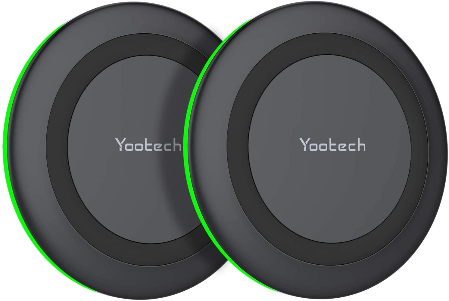 Yootech [2 Pack] Wireless Charger,10W Max Fast Wireless Charging Pad Compatible with Iphone 14/14 Plus/14 Pro/14 Pro Max/13/13 Mini/Se 2022/12/11/X,Samsung Galaxy S22/S21,Airpods Pro 2(No AC Adapter)  yootech   