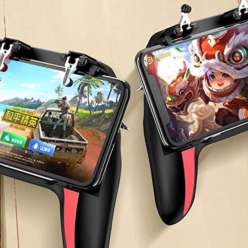 WILIAS - Telescopic Gaming Grip Game Controller Joystick Gamepad Dual Cooling Fan for for Smart Phone Game Accessories  WILIAS   