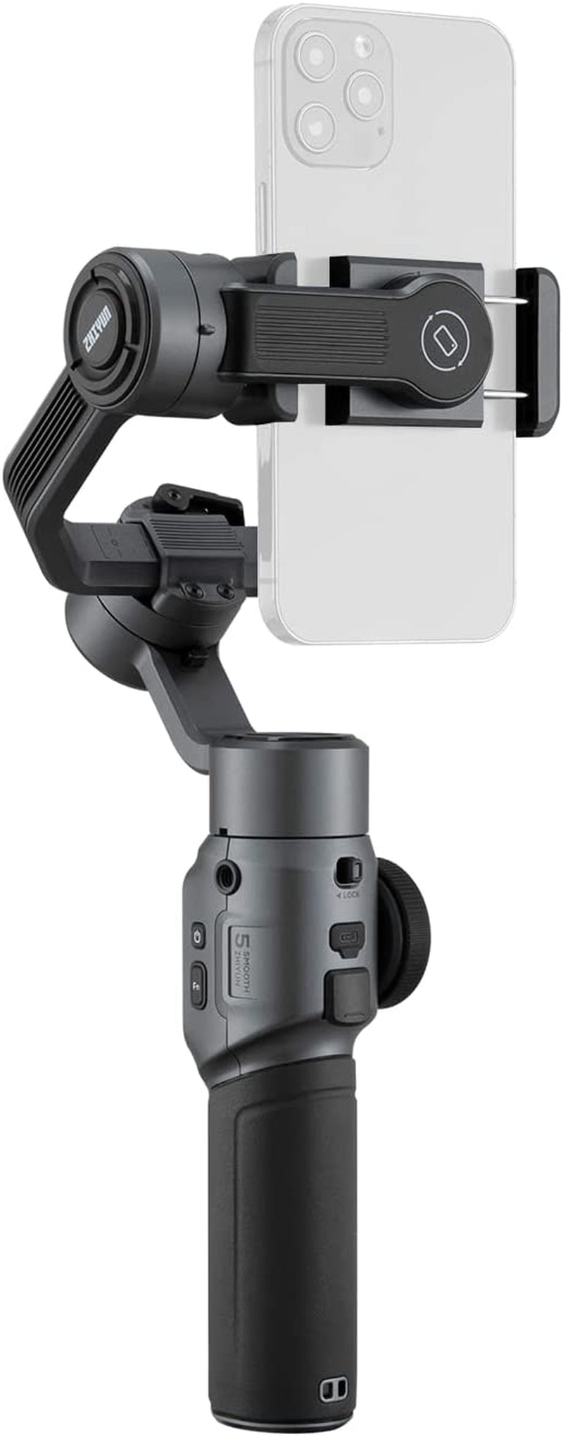 Zhiyun Smooth 5 Professional Smartphone Gimbal Stabilizer, 3-Axis Phone Gimbal Video,Compatible with Iphone 13 Pro Max Mini 12 11 XS X XR 8 Android ISO  zhi yun   