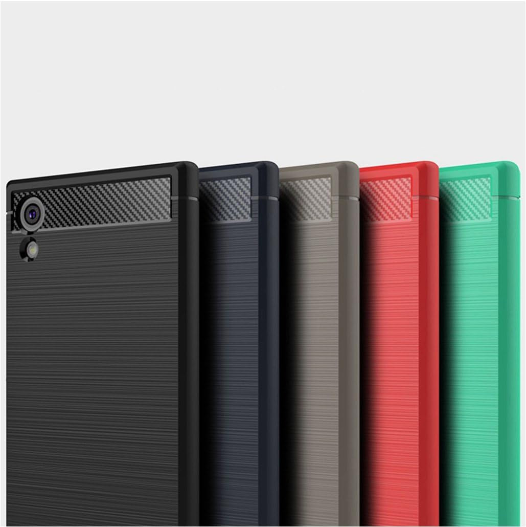 Sony Xperia XA1 Ultra Case Cover Shell,Carbon Fiber Material Case,Smooth Non-Slip Soft,Anti-Fingerprint Case,Fully Protective Case Cover for Sony Xperia XA1 Ultra  Manyip   