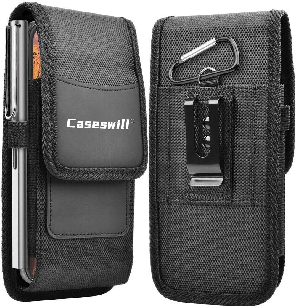 Caseswill Phone Holster for Google Pixel Fold 8 7A 7 6A 6 Pro 5A 5 4A 5G 4 Xl/Oneplus Open Nord 3 N30 N300 N20 N200 11 11R 10T 10 9 9R 8T 8 Pro Case Nylon Pouch Belt Clip Holster  caseswill   