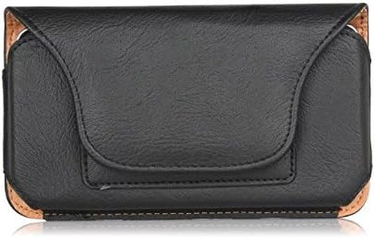 Premium PU Leather Belt Clip Holster Pouch Case for Iphone 8 Plus/Samsung Galaxy Note 8/S9 Plus/Lg G7/G7 Thinq/Lg V30/LG K30/LG V35 Thinq/Lg Stylo 4/Oneplus 6 (Black)  HzYisida TM   