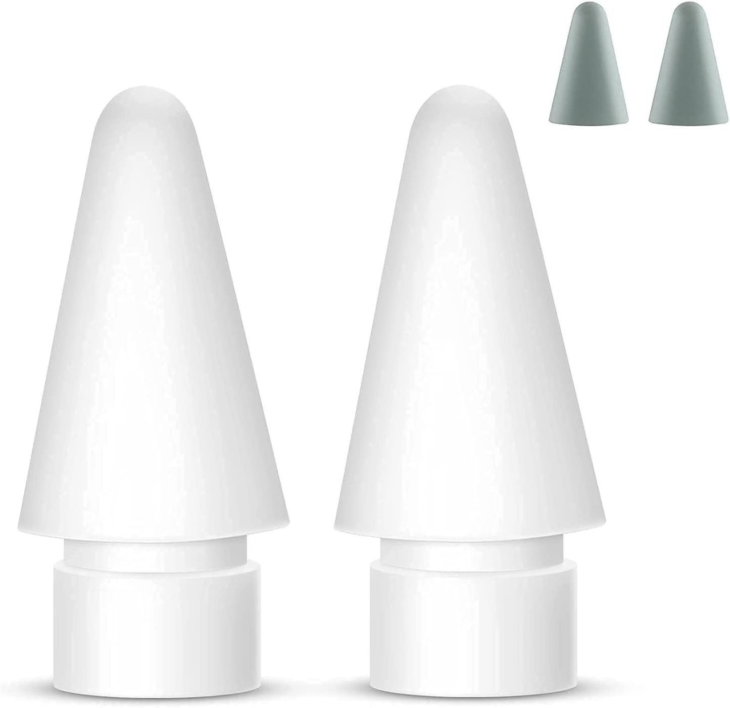 Replacement Tips Compatible with Apple Pencil 1St & 2Nd Generation(2 Pack), Apple Pencil Tip and Nibs Protector Cover for Ipad Pro Ipencil  Coteck   