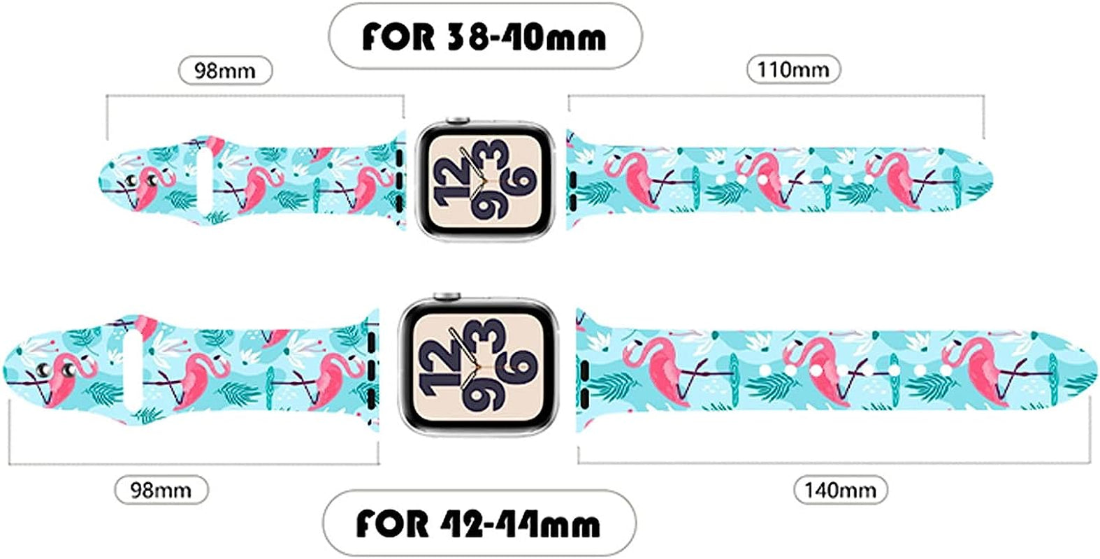 Sport Watch Band Compatible with Apple Watch 38Mm 40Mm 41Mm 42Mm 44Mm 45Mm for Women Men,Adjustable Replaceable Soft Silicone Smartwatch Straps for Iwatch Series SE 7 6 5 4 3 2 1  JOJGOEHO   