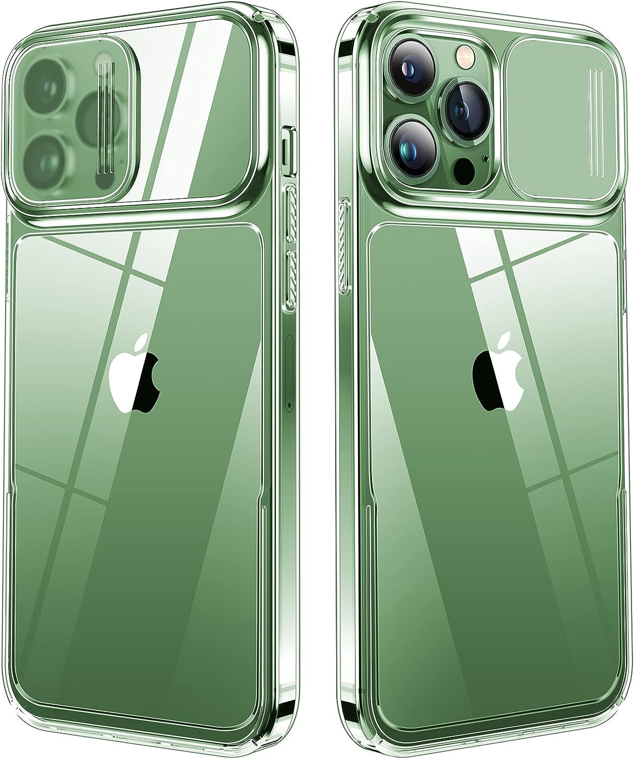 Simtect Designed for Iphone 14 Pro Case with Sliding Camera Cover, Shockproof & Military-Grade Protective Silicone Phone Case for Iphone 14 Pro 6.1 Inch - Clear  Simtect Crystal Clear Iphone 12/13 Pro Max 