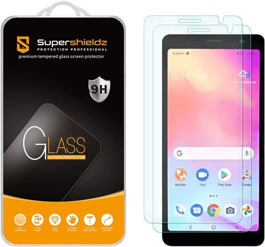 (2 Pack) Supershieldz Designed for TCL A3 Tempered Glass Screen Protector, anti Scratch, Bubble Free  Supershieldz   