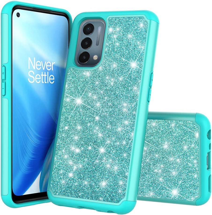 For Oneplus Nord N200 5G Case, NB Bling Phone Case Cover (Purple, Oneplus Nord N200 5G)  PAPZINA Green Oneplus Nord N200 5G 