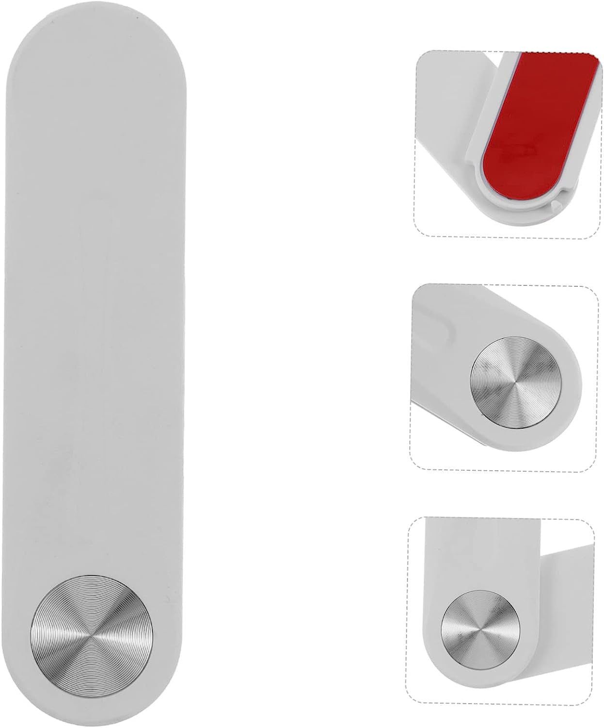 Mobestech 2Pcs Magnetic Mount White Computer Compatible with Any Holder Screen Side Monitor Adjustable Mobile for Laptop Foldable Expansion Bracket Extension Phone  Mobestech   