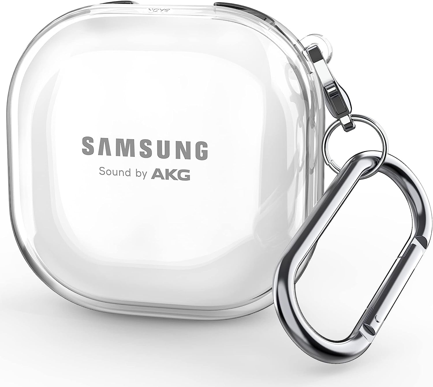 CACOE Transparent Cute Case for Samsung Galaxy Buds 2 Pro Case (2022)/ Samsung Galaxy Buds Pro (2021)/Galaxy Buds 2 /Galaxy Buds Live, Silicone Protective Earbuds Charging Cover with Keychain  CACOE Transparent  