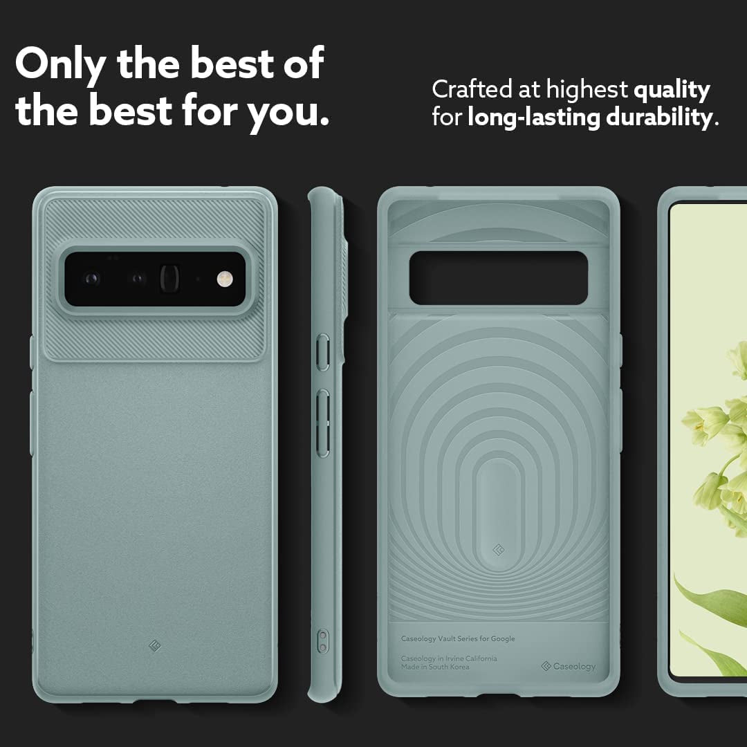 Caseology Vault Protective Case Compatible with Google Pixel 6 Pro Case (2021) - Sage Green  Spigen   