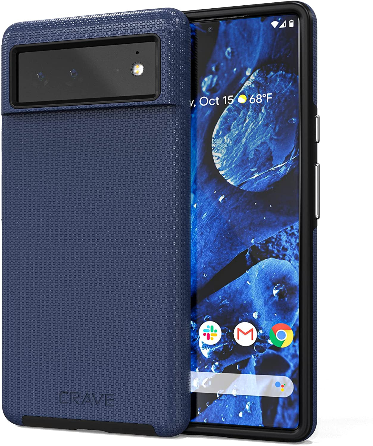 Crave Dual Guard for Google Pixel 6, Shockproof Protection Dual Layer Case for Google Pixel 6 - Black  Crave Navy  