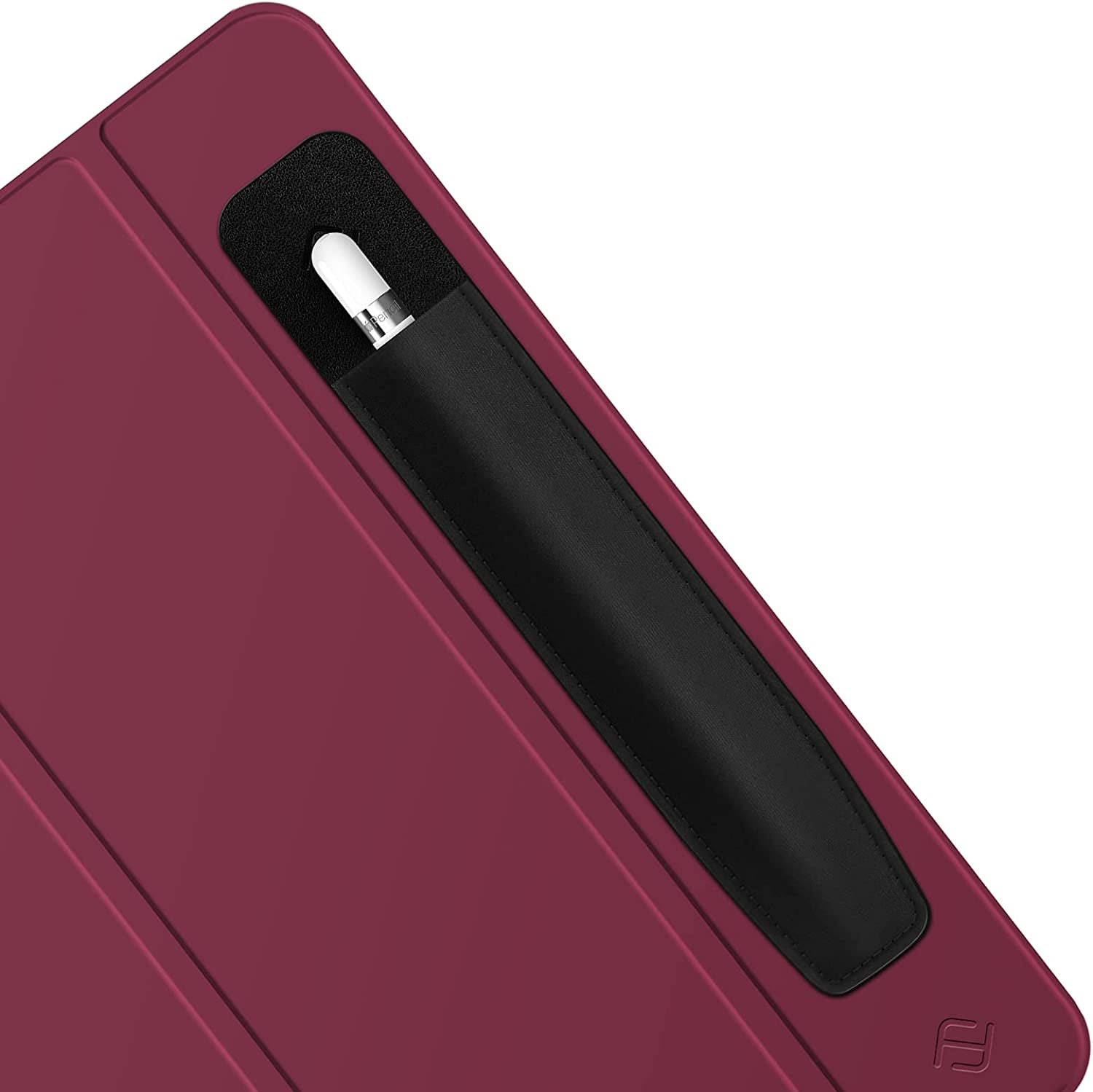 Fintie Pencil Holder Sticker Compatible with Apple Pencil 1St and 2Nd Generation, Elastic Pencil Stylus Pocket, Adhesive Leather Pen Pouch Sleeve Attached to Case for Stylus Pens, Black  FINTIE   