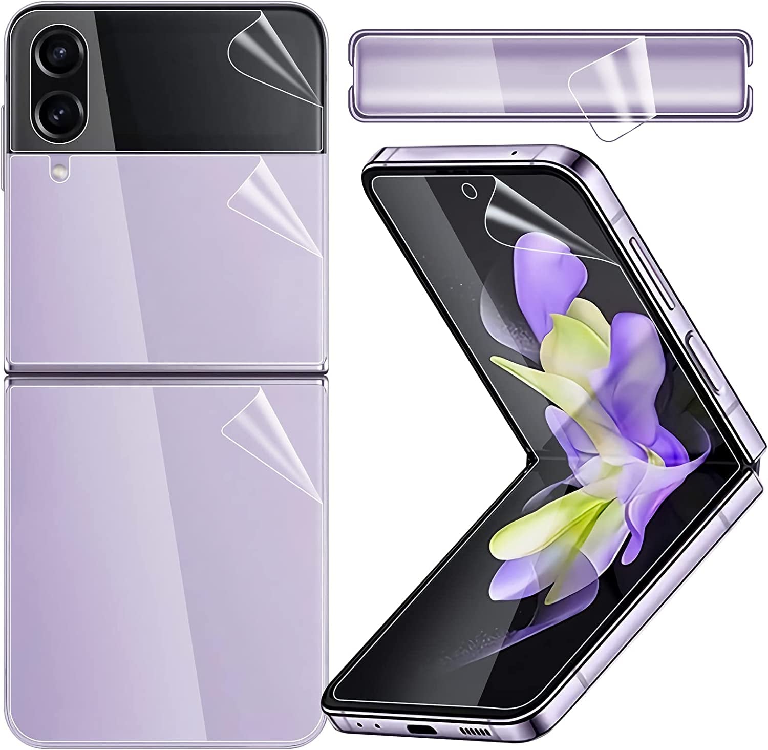 [2+2 Pack] Samsung Galaxy S23 Ultra Privacy Screen Protector and Camera Lens Protector, 9H Tempered Glass, anti Spy, anti Scratch, Bubble Free, Screen Protector for Samsung Galaxy S23 Ultra (6.8 Inch)  Corefyco Direct Galaxy Z Flip 4  