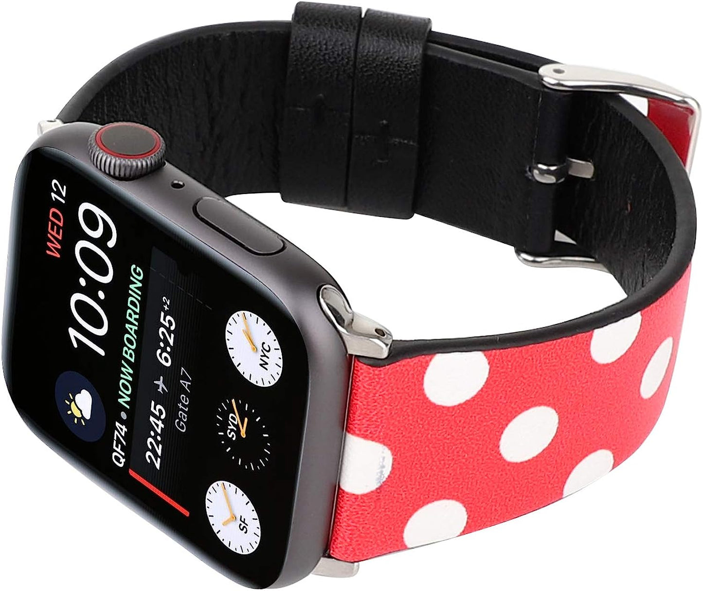 WONMILLE Compatible with Apple Watch Band 38Mm 40Mm 41Mm Women, Leather Replacement Strap with Stainless Steel Clasp for Apple Watch Iwatch Bands SE 8 7 6 5 4 3 2 1  WONMILLE   