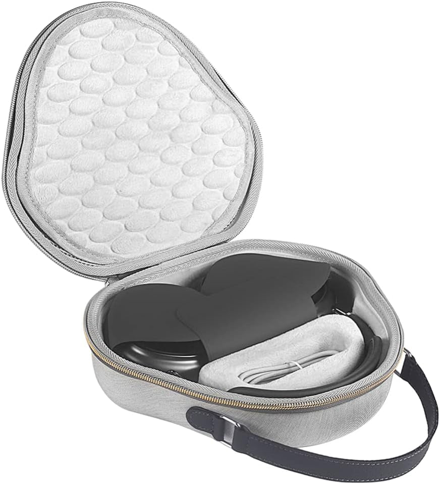 Zaracle Hard EVA Carrying Travel Case for Airpods Max Headphones, with Silicone Earpads Cover (Gray)  Zaracle   