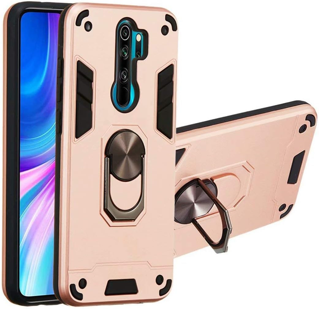 LHYIN Xiaomi Redmi Note 8 Pro 2 in 1 Kickstand Dark Green Back Cover Case,Tpu Soft + PC Hard Hybrid Dual Layer Whole Body Protection Back Cover Shell Case for Xiaomi Redmi Note 8 Pro Dark Green  LHYIN Xiaomi Redmi Note 8 Pro-02  