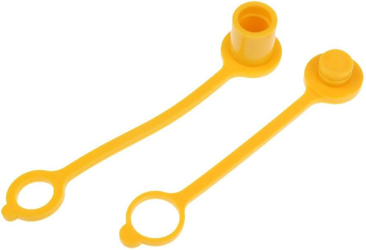 Fhelectronic 3/8 Gas Quick Disconnect and Connect Dust Plug Plastic Propane Hose Cap and Plug Fit for Natural LP Gas (2)  FHelectronic 1  