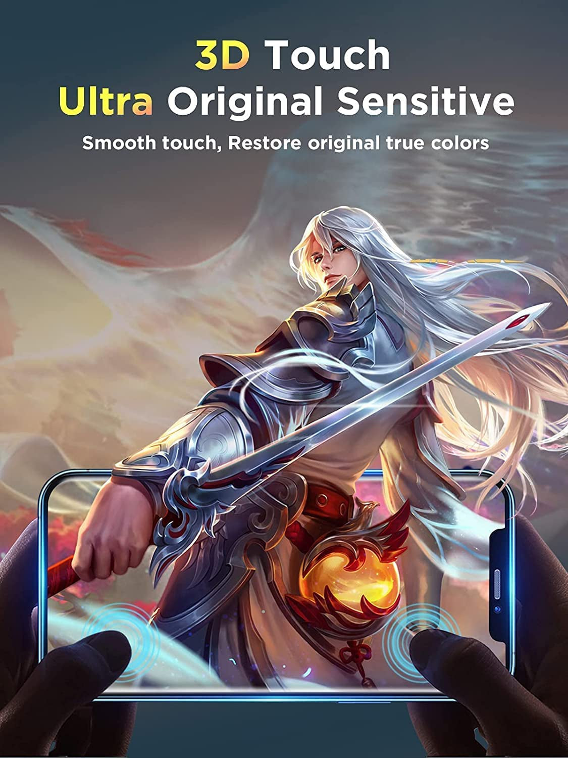 Invoibler 3 Pack Screen Protector Compatible with Iphone 11 Pro/Xs/X, Iphone 11 Pro/Xs/X Screen Protector Tempered Glass, 5.8 Inch [Anti-Scratch] [Bubble Free]  Invoibler   