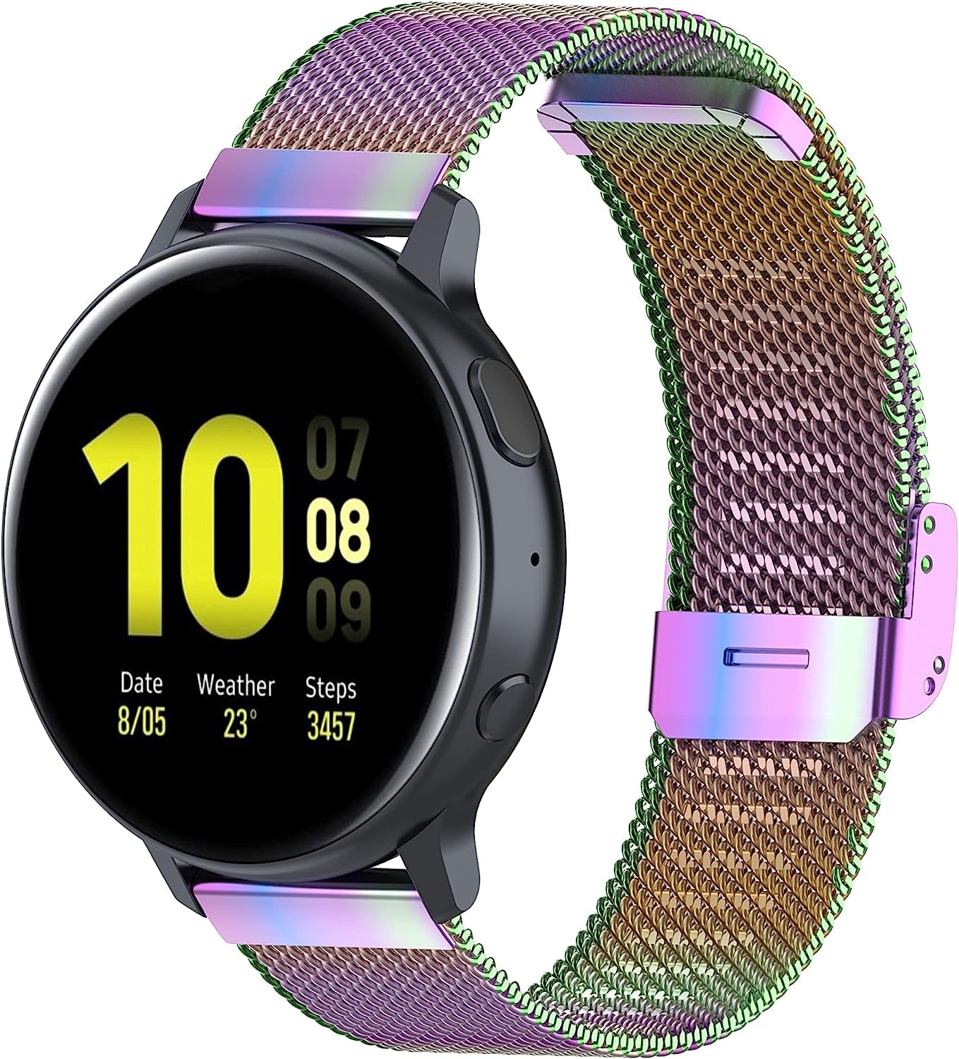 20Mm Stainless Steel Mesh Watch Bands for Samsung Galaxy Watch 4 40Mm 44Mm,Galaxy Watch 4 Classic 42Mm 46Mm,Galaxy Watch Active 2 40Mm 44Mm, Galaxy Watch3 41Mm,Galaxy Watch 5,Galaxy Watch 5 Pro  Chofit   