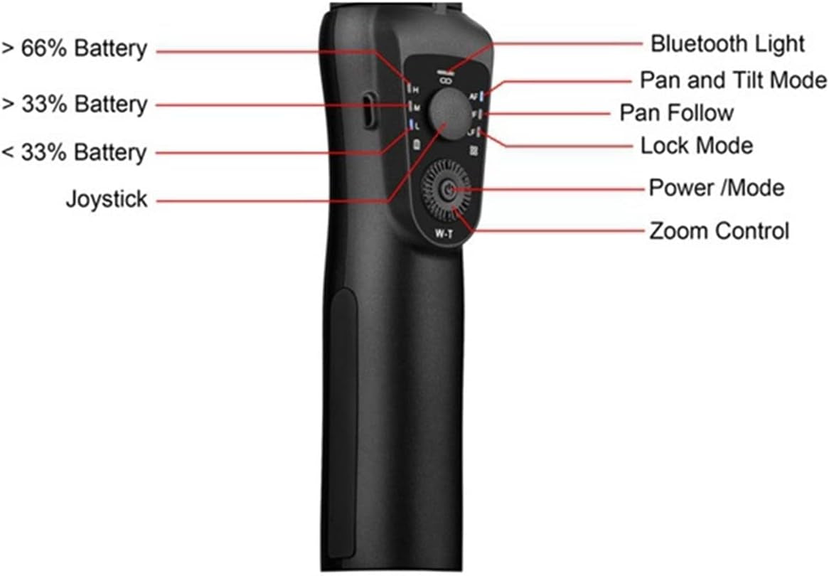 WOCOYOZPG Selfie Stick 3-Axis Handheld Gimbal Wireless Gimbal Stabilizer Mobile Phone Selfie Stick Holder for Smartphone Stabilizer Genuine Factory  WOCOYOZPG   