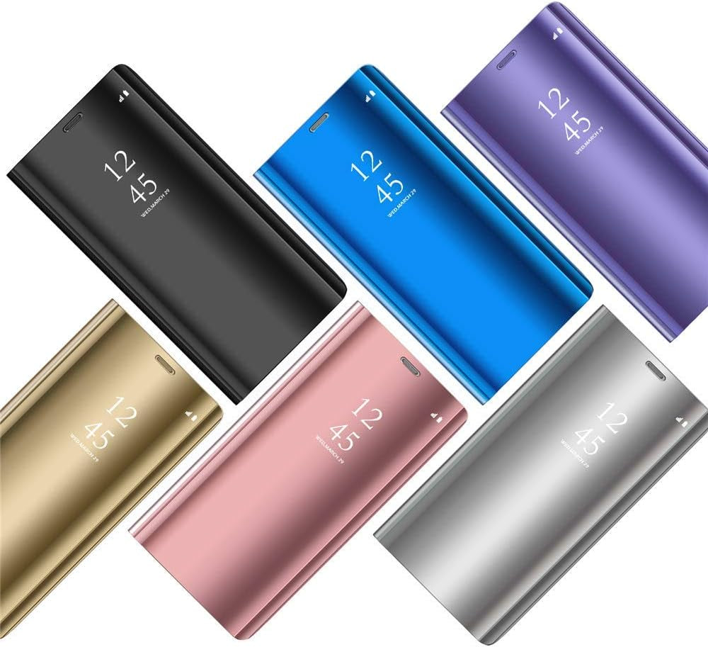 XYX Case for LG G8 Thinq,Lg G8,Ultra Slim Clear View Full Body Protection Cover with Mirror for LG G8 Thinq/Lg G8 (Sky Blue)  XYX   