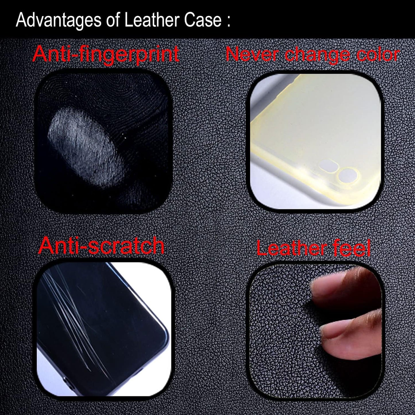 For Google Pixel 4A 5G Case, 6.2 Inch Premium PU Leather Phone Cover Retro Design Full Protective Case for Google Pixel 4A 5G (Black)  AIORIA   