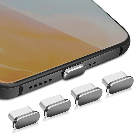 Molain USB Charging Port Dust Port Covers Plug Set, USB Type C anti Dust Plugs, Type C Dust Cap Cover Port Plug for Most Smartphones and Micro USB Android Models (Style B)  Molain   