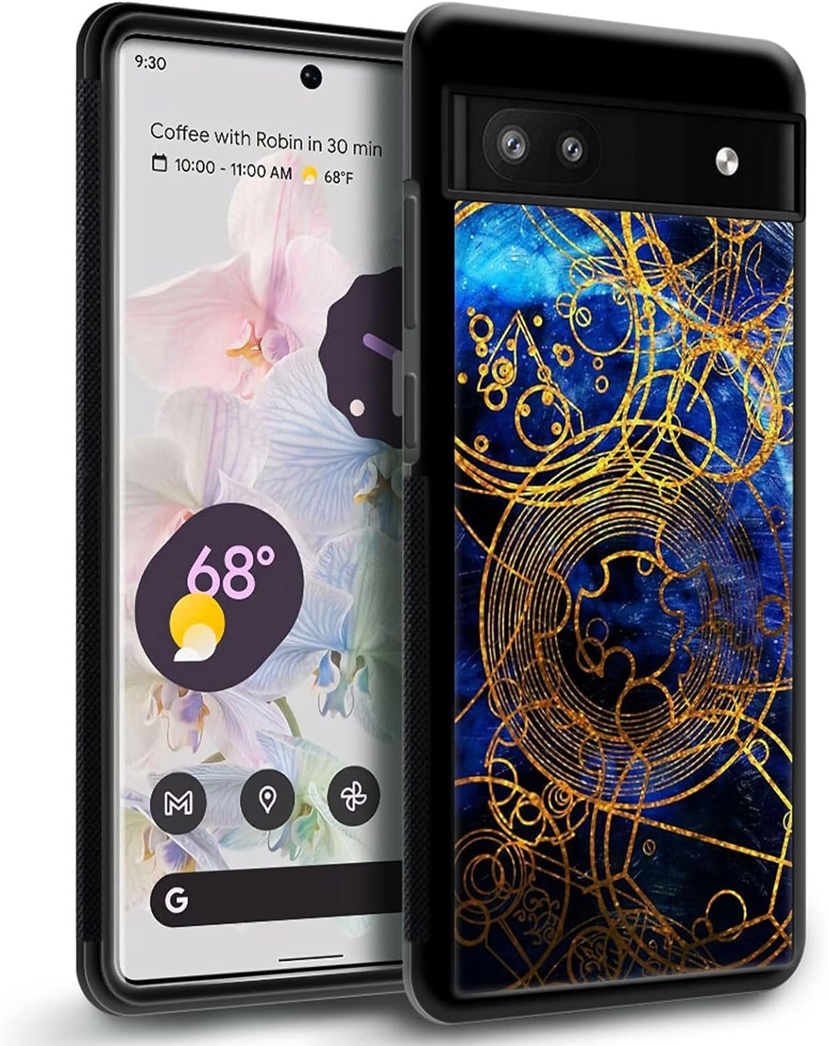 CARLOCA Compatible with Google Pixel 6A Case,Time Lord Writing Pattern Design for Girl Boy Shockproof Anti-Scratch Case for Google Pixel 6A  CARLOCA   