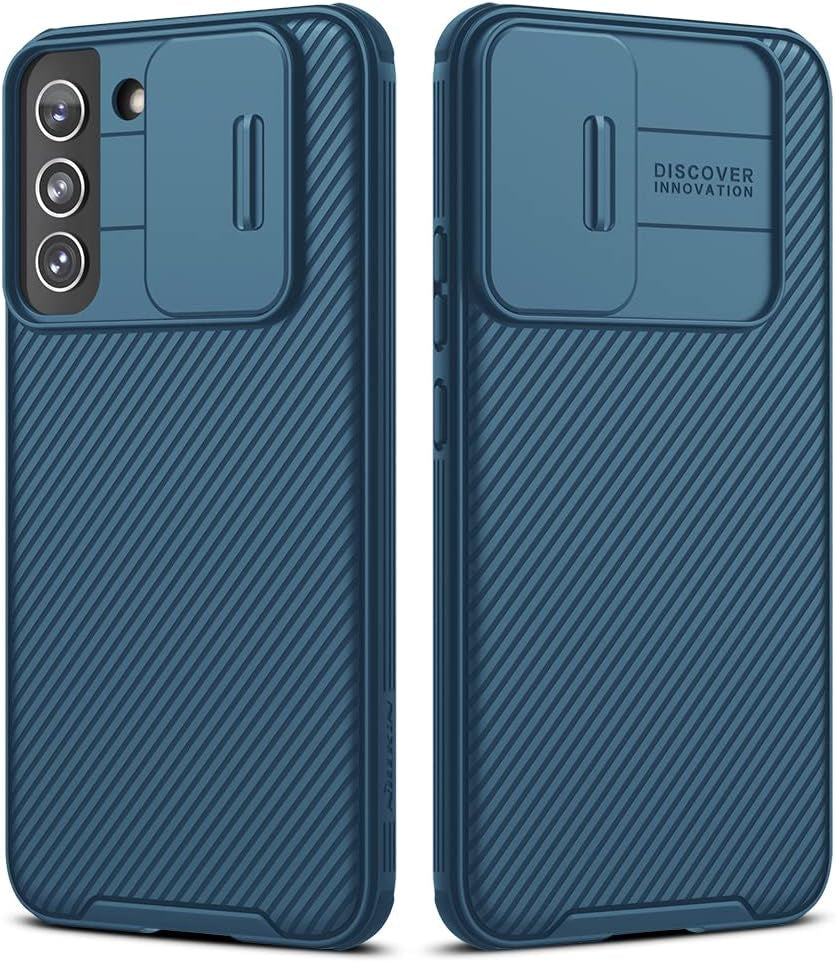 Nillkin for Samsung S22 Ultra Case, Camshield Pro Galaxy S22 Ultra Case with Slide Camera Cover, Slim Rugged Phone Case for Samsung Galaxy S22 Ultra 5G- Black 6.8''  Nillkin Blue For Samsung Galaxy S22 (6.06 Inch) 