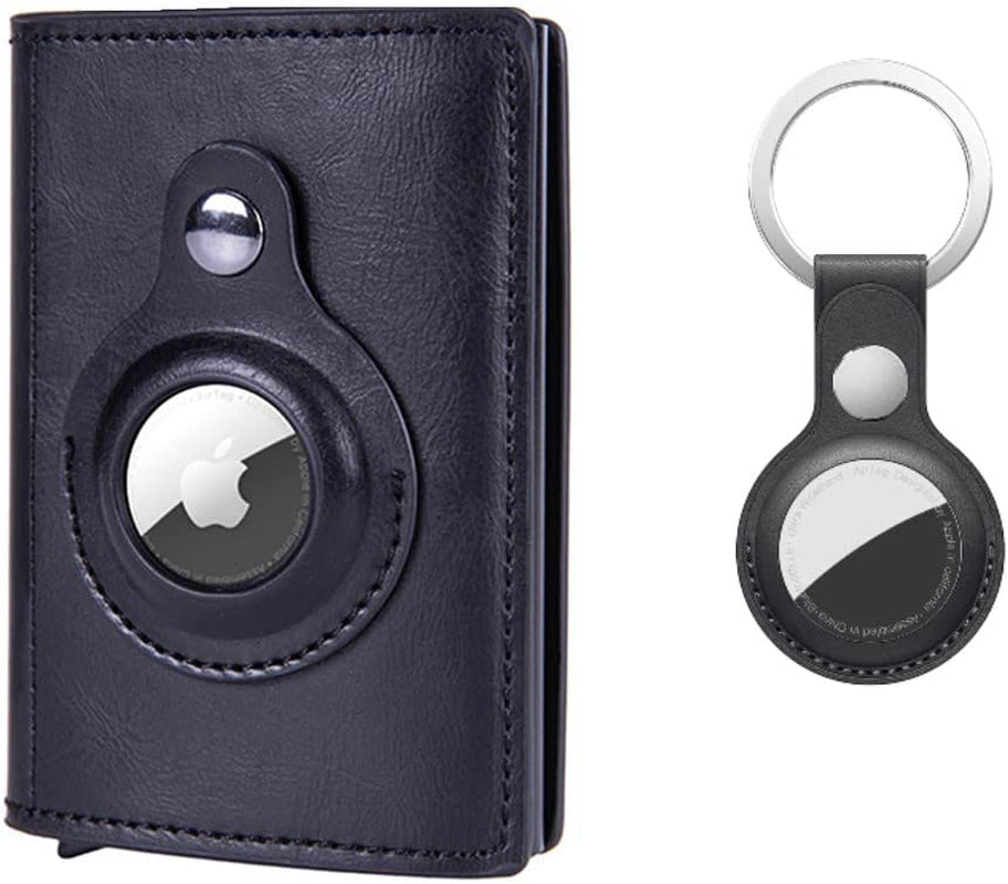 ELUVE 2-In-1 Airtag Wallet [Updated 2022 Version] Slim Smart Leather Trifold Air Tag Wallet + Airtag Keychain Set | RFID Block Technology, Pop-Up Credit Card Holder with Slim Money Clip for Men Black  Quanzhou Travel-Ready Bags Co., Ltd.   