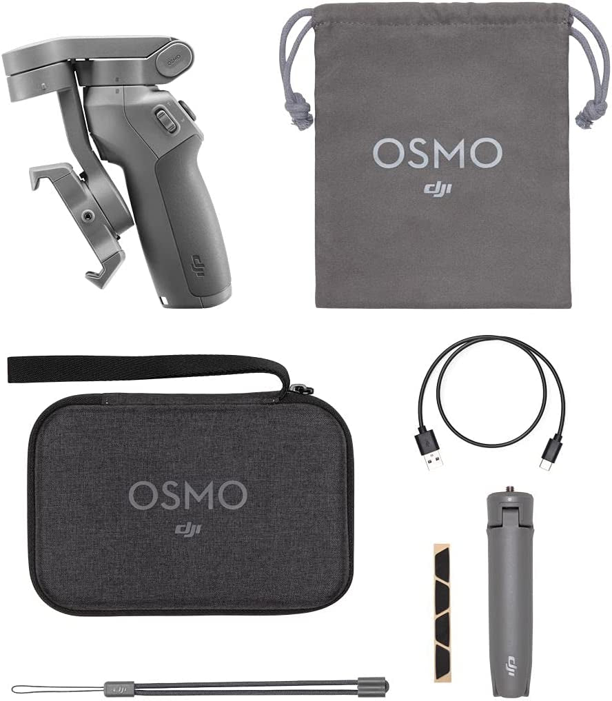 DJI Osmo Mobile 3 Combo - 3-Axis Smartphone Gimbal Handheld Stabilizer Vlog Youtuber Live Video for Iphone Android  DJI   