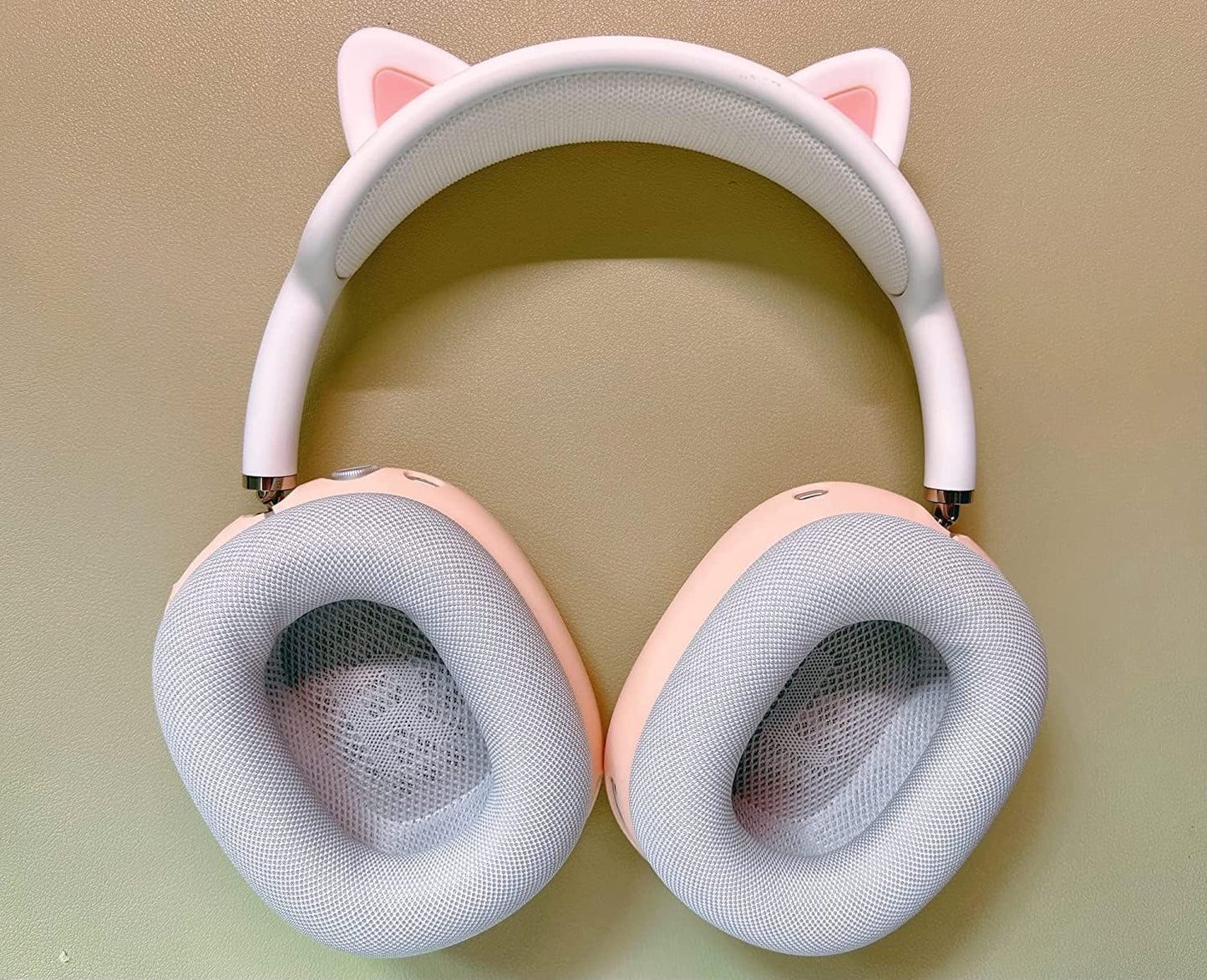 Cat Ear Headband Cover for Apple Airpods Max, Soft Silicone Headphones Headband Cover Case/Comfort Cushion/Top Pad Protector Sleeve Compatible with Airpods Max  BUTIAO   