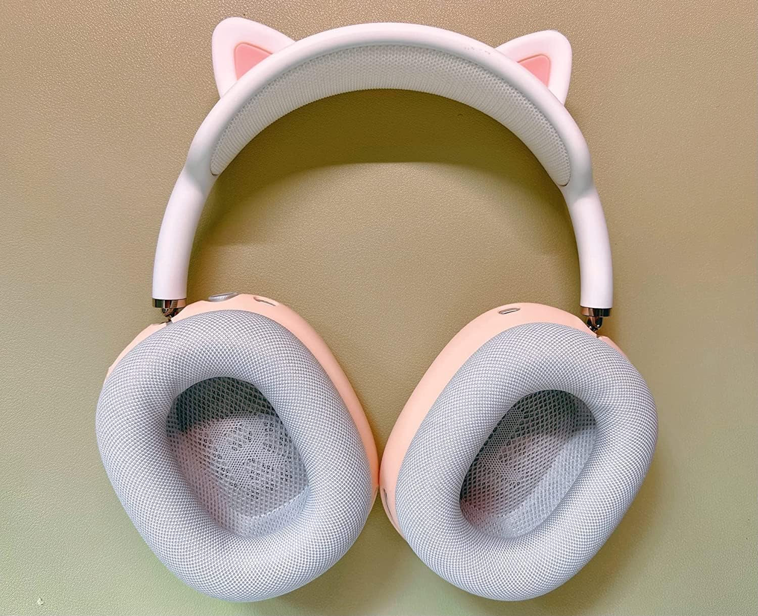 Cat Ear Headband Cover for Apple Airpods Max, Soft Silicone Headphones Headband Cover Case/Comfort Cushion/Top Pad Protector Sleeve Compatible with Airpods Max  BUTIAO   