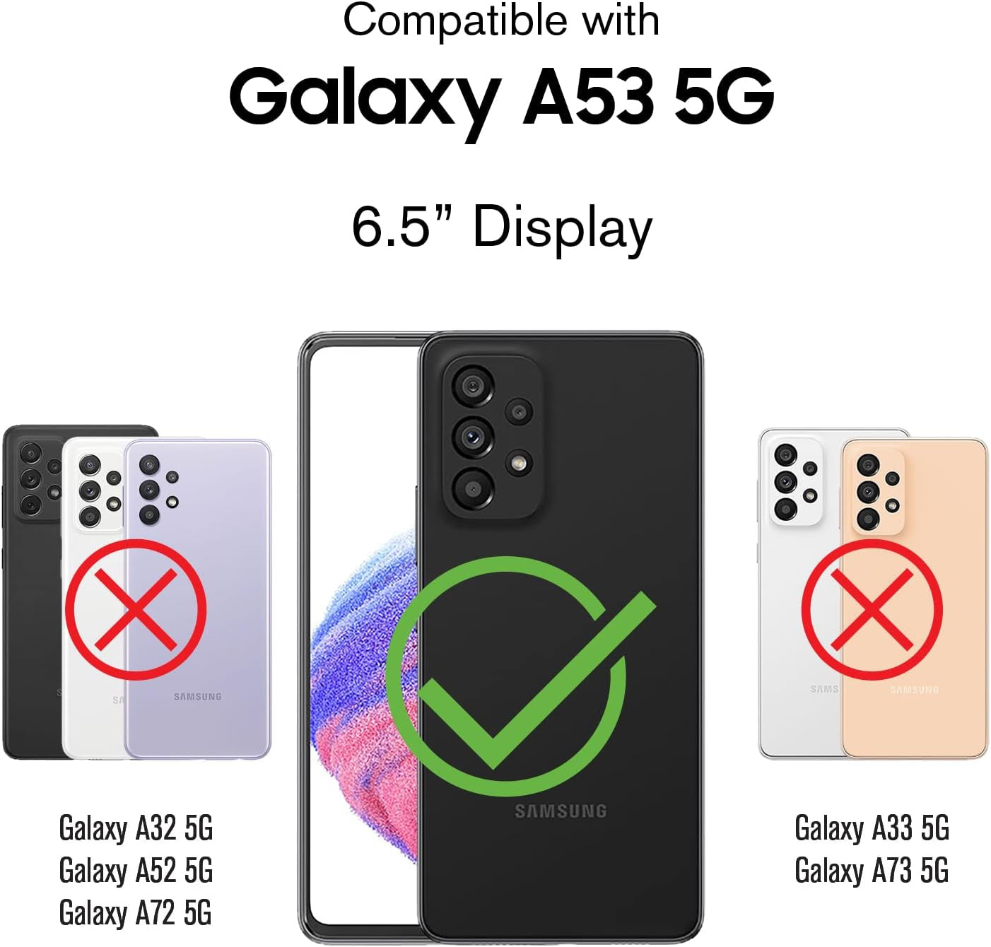 VENA Outcross for Samsung Galaxy A53 5G Case, Military Grade Drop Protection, Dual Layer Shockproof Protective Phone Case - Graphite Gray/Black  Vena   