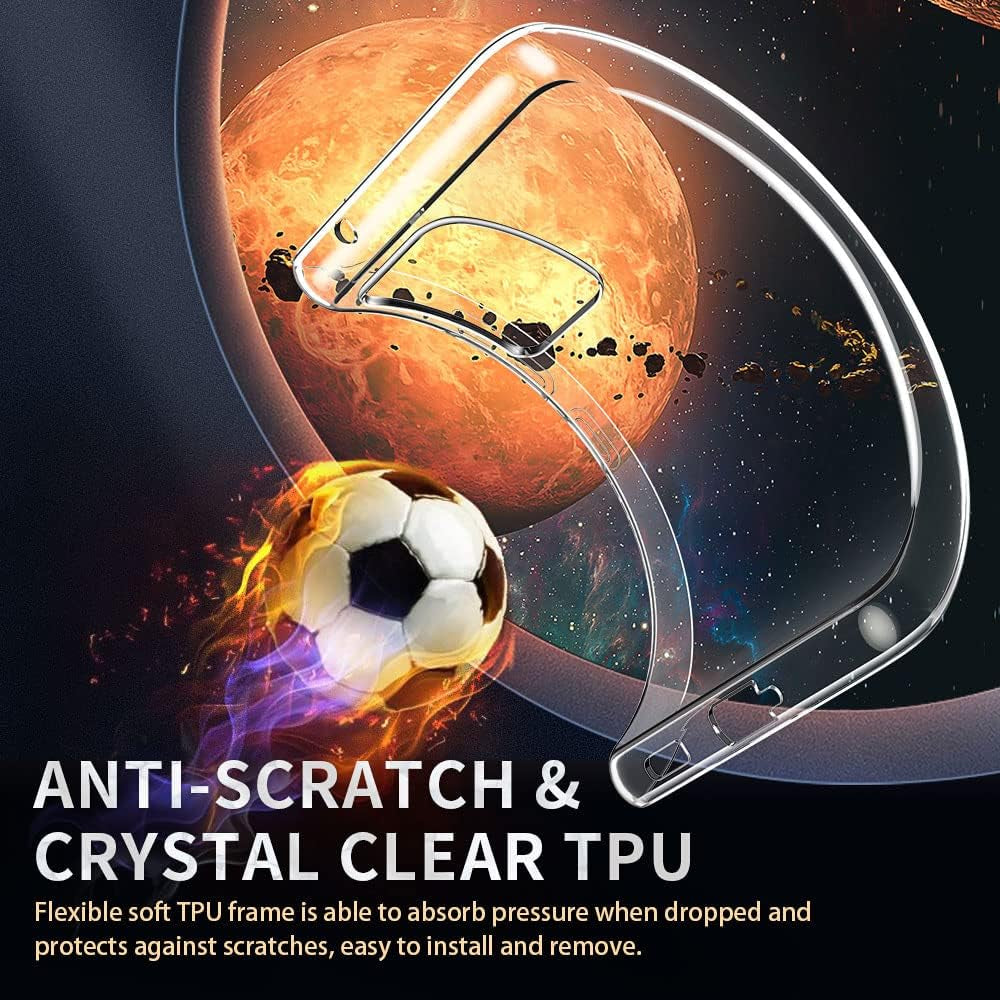 Bokoo Crystal Clear Samsung Galaxy A53 Case.Soft Slim Fit Transparent Plastic TPU Protective Silicone Cover Phone Case for Samsung A53 [Scratch-Resistant] [Slim Thin & Comfort Grip] [Shockproof]  bokoo   