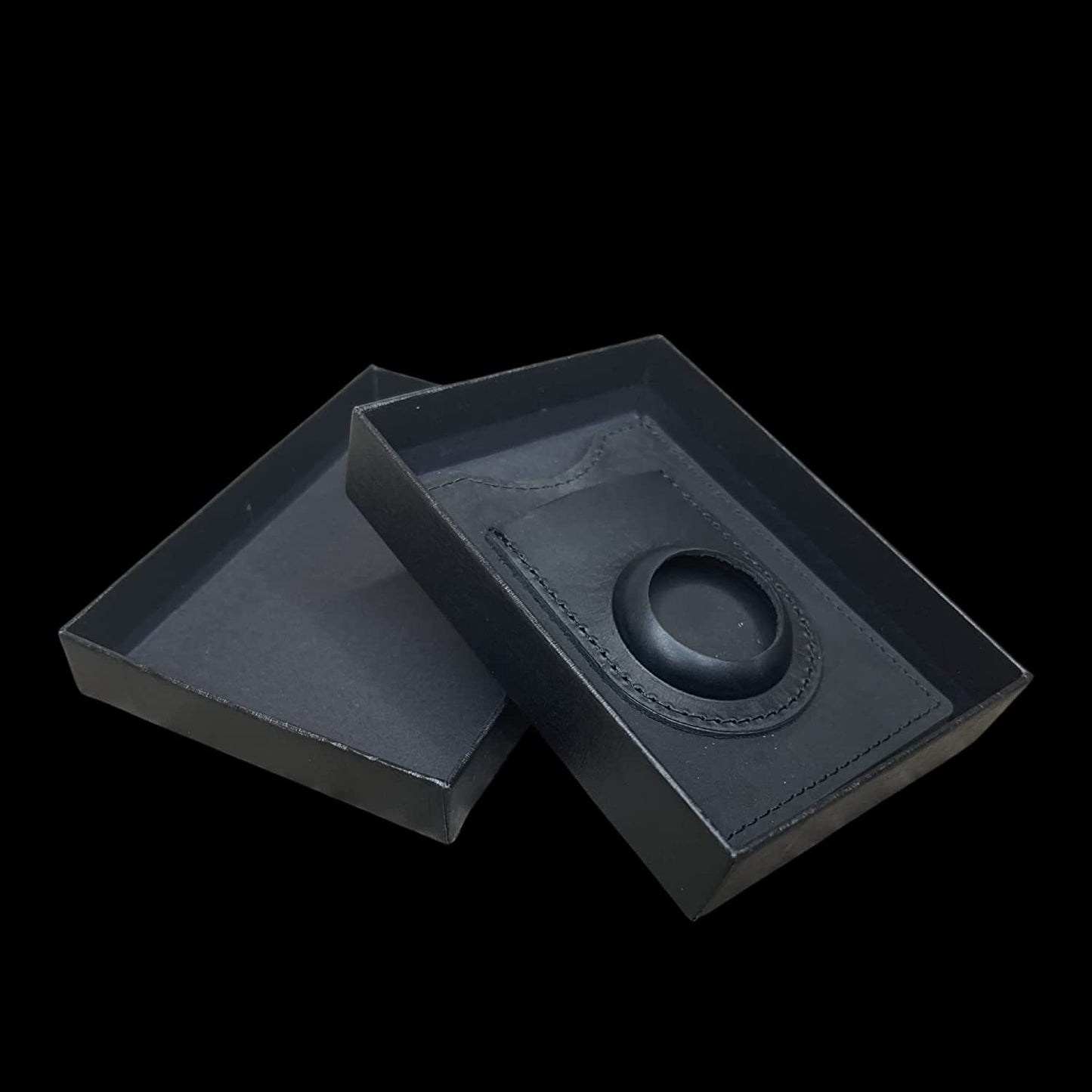 Lumberjack Plaid Genuine Leather Minimal Airtag Wallet Slim Front Pocket Card Holder RFID Blocking with Molded Airtag Slot, with Gift Box  Lumberjack Plaid   