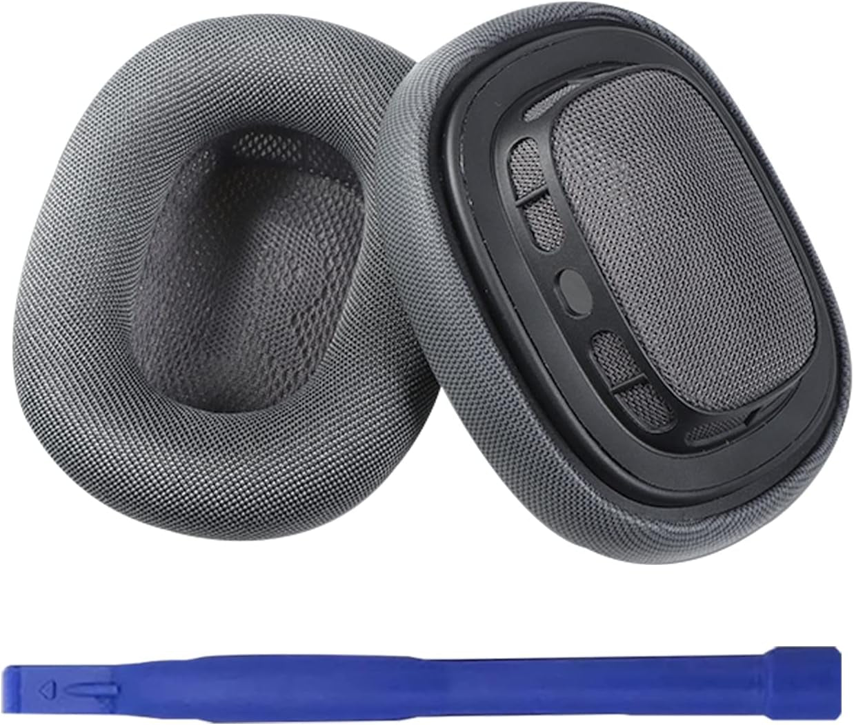 Replacement Ear Pads for Airpods Max Headphone Breathable Mesh Fabric Earpads Covers Easy to Install with Magnet Ear Pads Earmuff Repair Part(Dark Grey)  Adhiper Max-EP-Dark Grey  