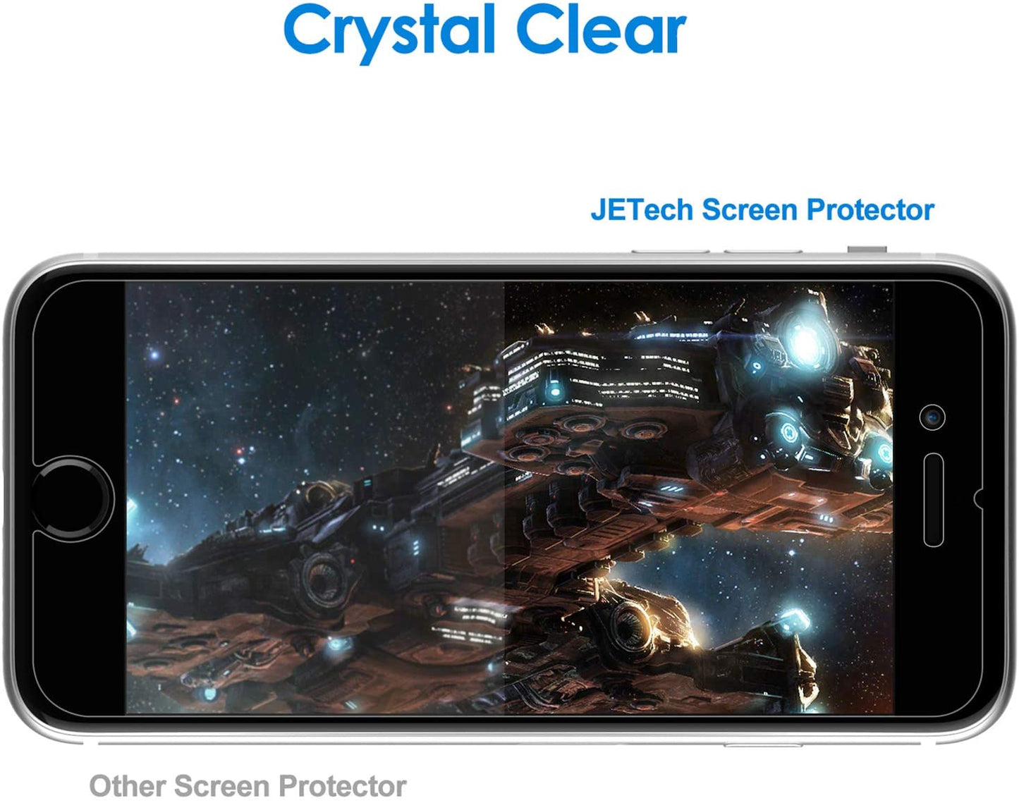 Jetech Screen Protector for Iphone SE 3/2 (2022/2020 Edition), 4.7-Inch, Tempered Glass Film, 3-Pack  JETech   