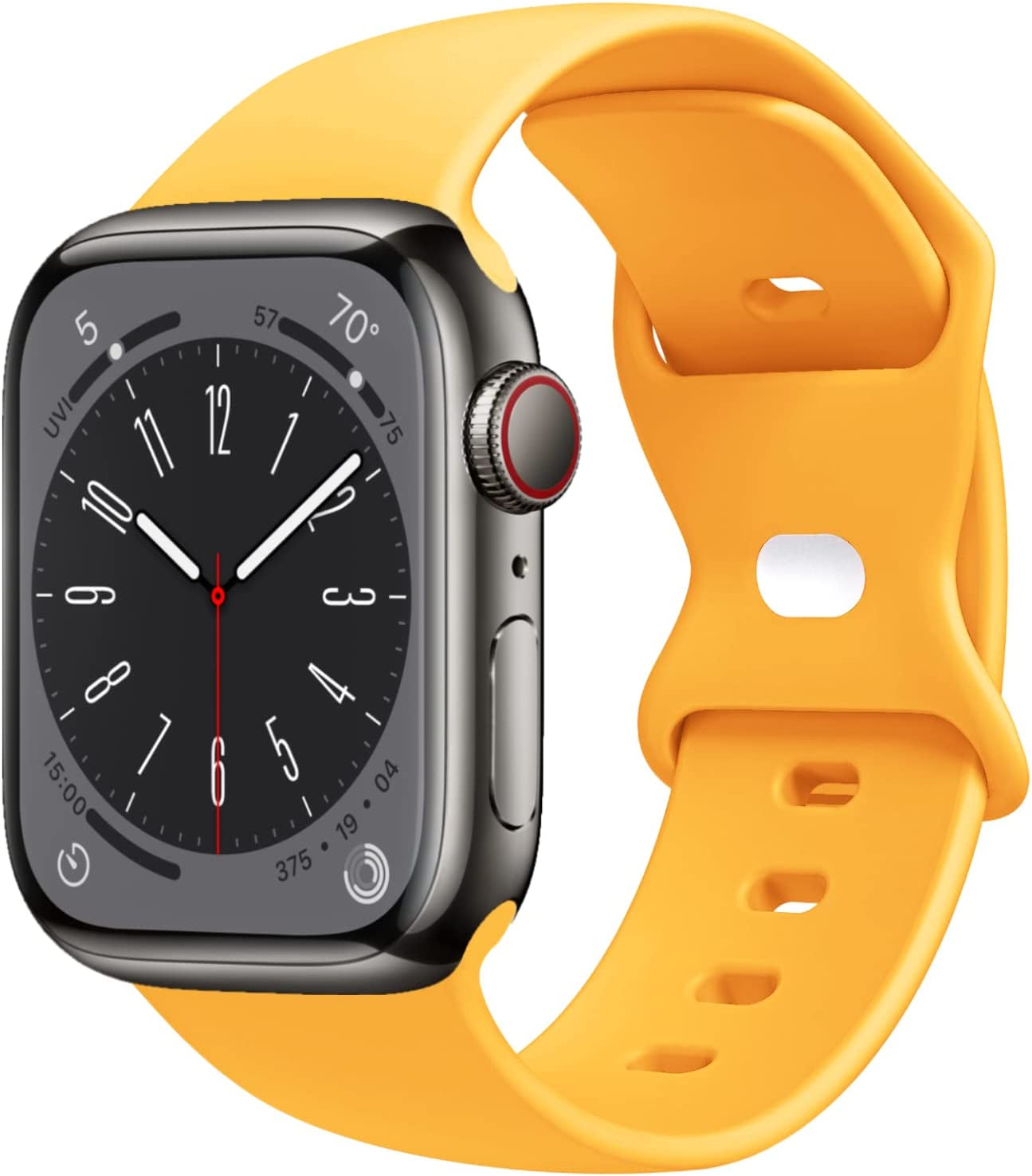 STG Sport Watch Band Compatible with Apple Watch Band 38Mm 40Mm 41Mm 42Mm 44Mm 45Mm 49Mm, Soft Silicone Replacement Sport Strap Compatible for Iwatch Ultra SE Series 8/7/6/5/4/3/2/1 (42Mm/44Mm/45Mm/49Mm, Klein Blue)  STG Sunflower 42mm/44mm/45mm/49mm 