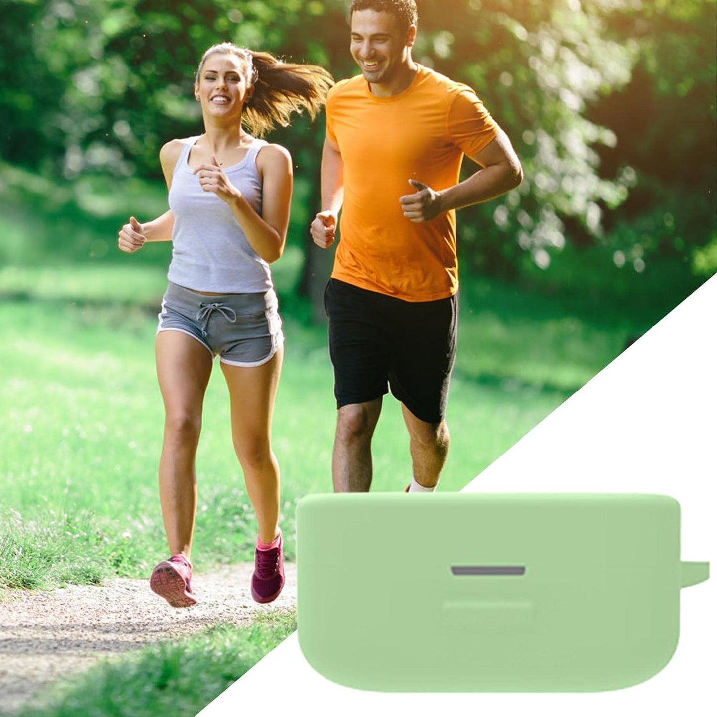 Aeihevo Silicone Case Cover for Sony Linkbuds WF-L900 | Scratch Shock Resistant Liquid Protective Sleeve Skin Cover | Soft Liquid Silicone Cover with Keychain for Wireless Earbuds  Aeihevo   