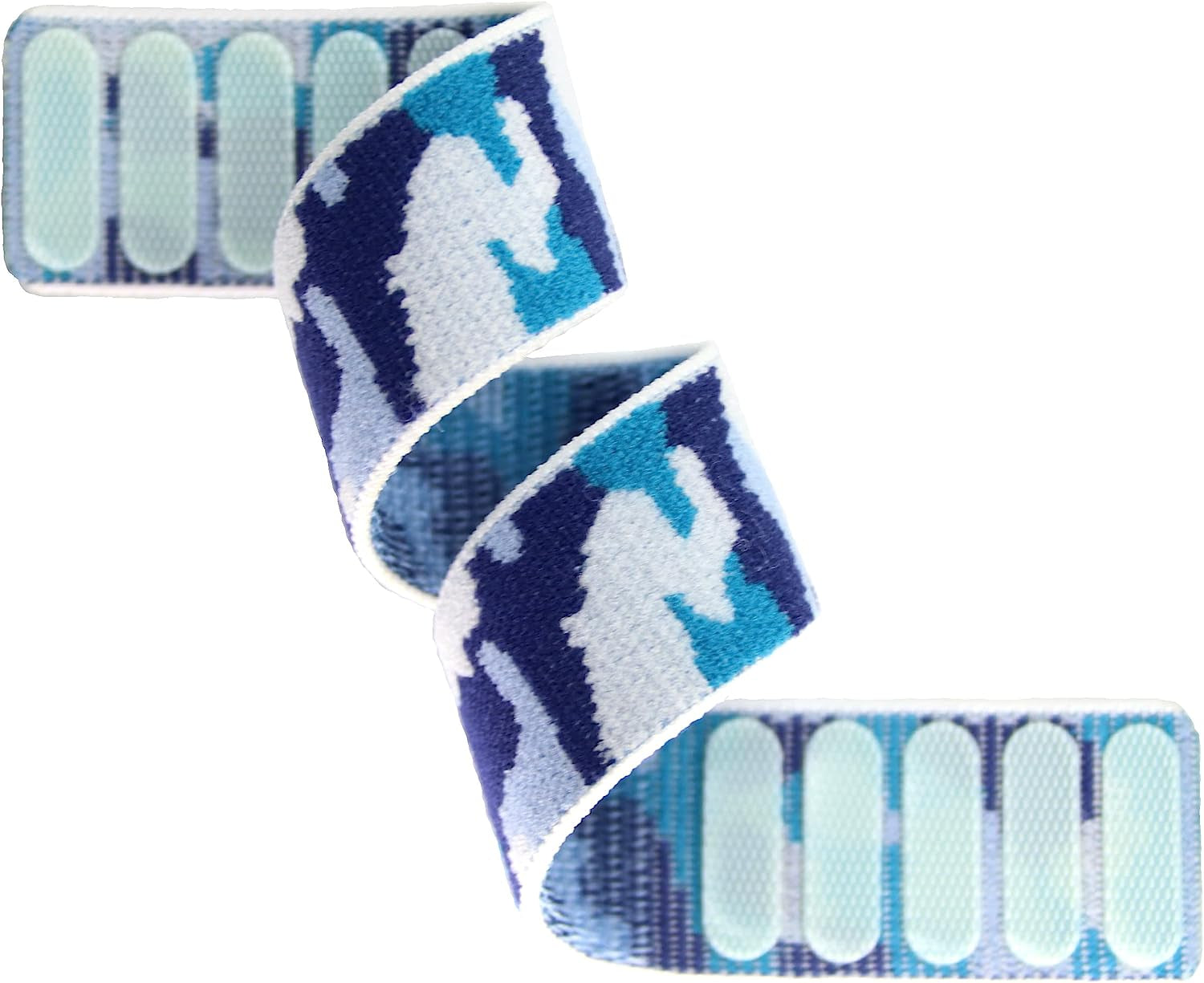 LDFAS Fenix 7X/6X/5X plus Band, 26Mm Ultra Easy Fit Nylon Straps Compatible for Garmin Fenix 7X/6X Pro/5X Plus/Tactix 7 Delta/Enduro 2 Bnads  LDFAS Camouflage-Blue  