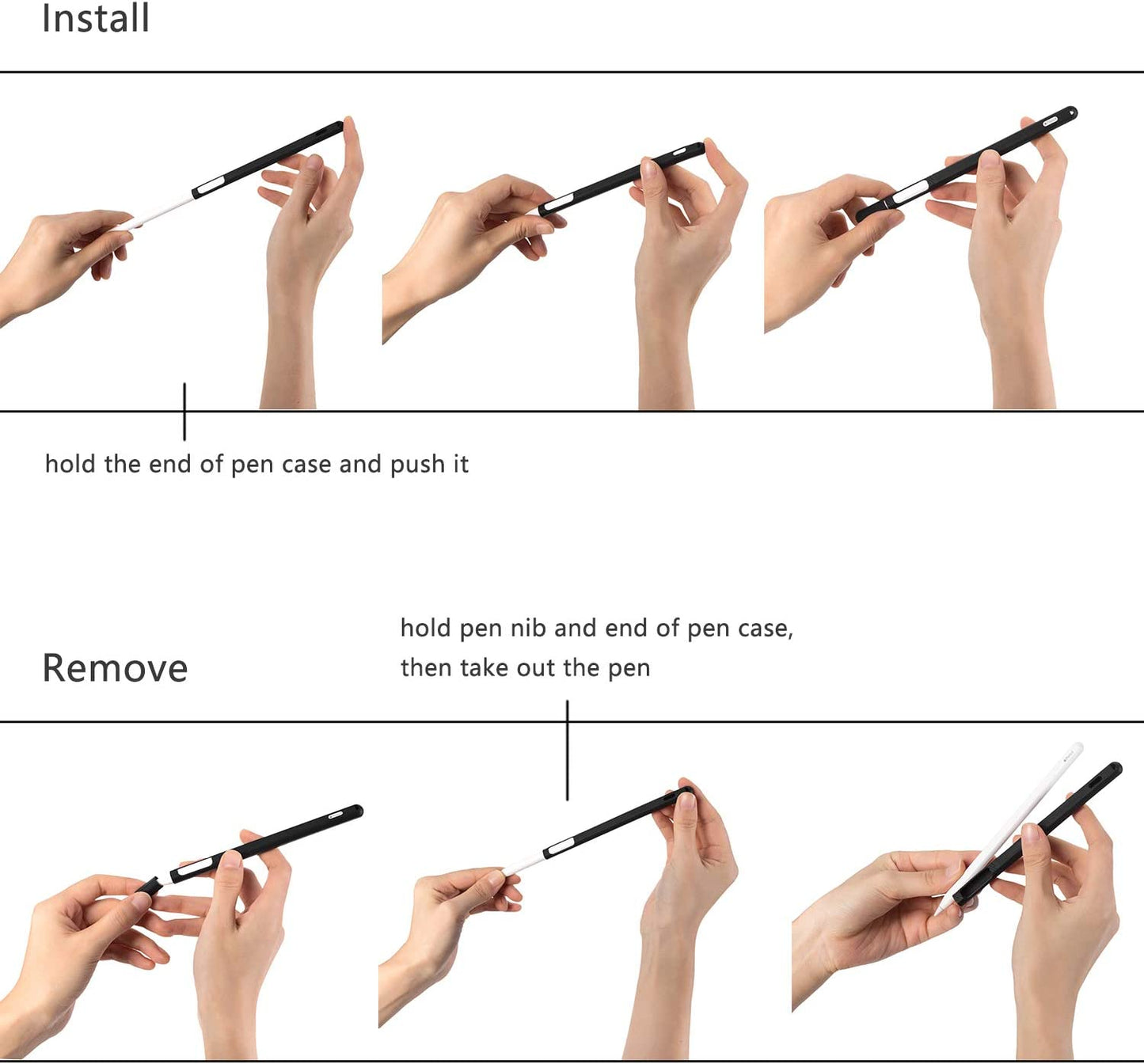 TICARVE Case for Apple Pencil Holder for Apple Pencil Sleeve for Apple Pencil 2Nd Generation Case Compatible with Ipad Pro 2018 Magnetic Skin for Apple Pencil 2 Case Pink  TICARVE   