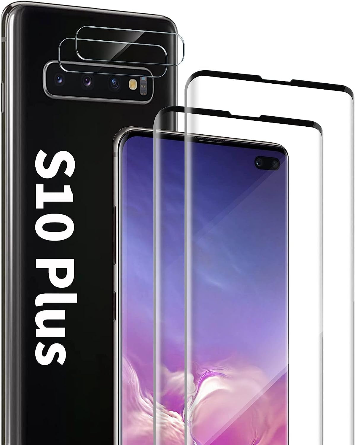 [2+2 Pack] Samsung Galaxy S23 Ultra Privacy Screen Protector and Camera Lens Protector, 9H Tempered Glass, anti Spy, anti Scratch, Bubble Free, Screen Protector for Samsung Galaxy S23 Ultra (6.8 Inch)  Corefyco Direct Galaxy S10 Plus  