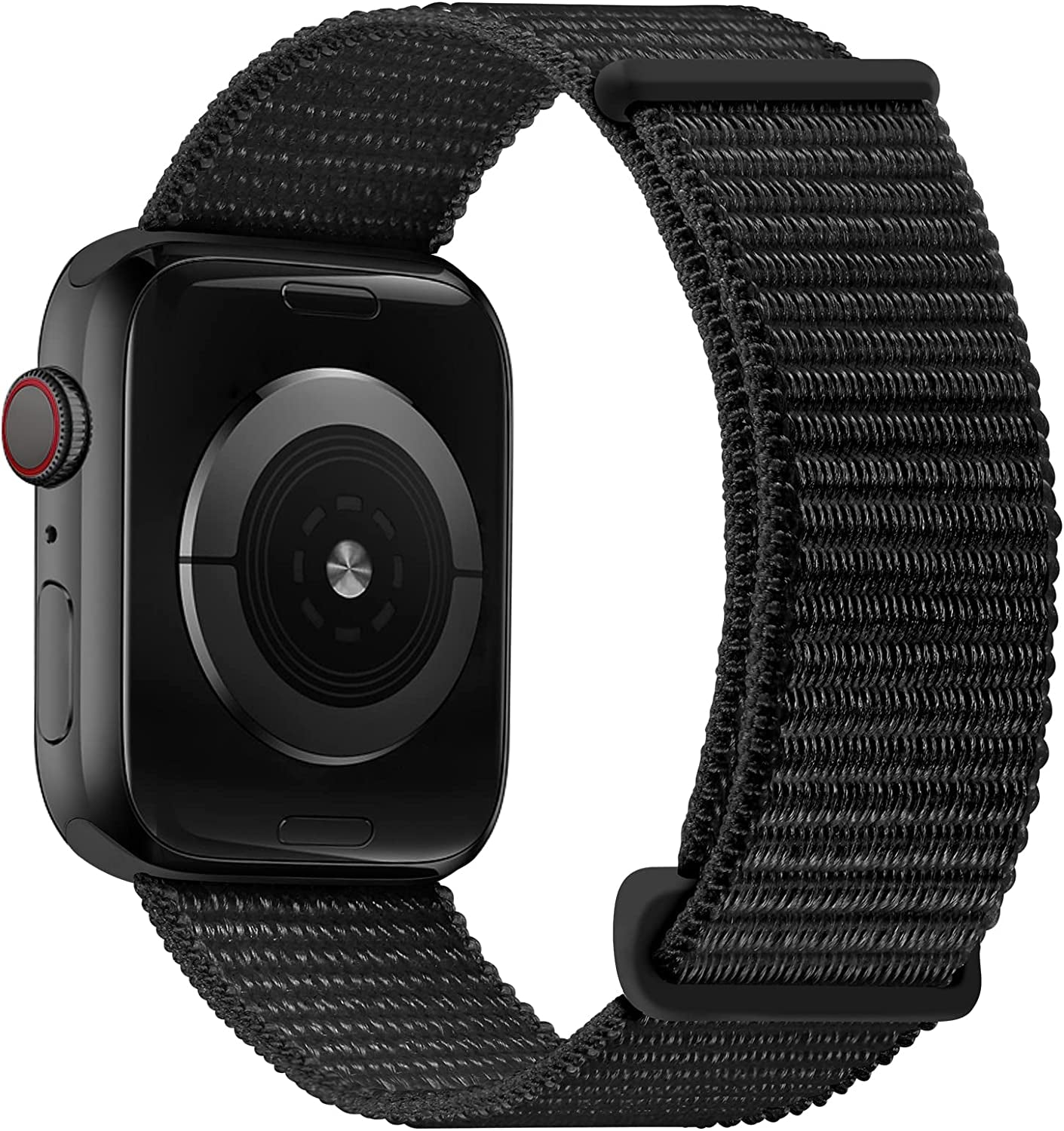 Oxwallen Sport Loop Nylon Band Compatible with Apple Watch 7/8 Ultra 49Mm 45Mm 42Mm 44Mm, Comfortable Braided Strap Women Men Competible for Iwatch SE & Series 7/8 6 5 4 3, Black  OXWALLEN   